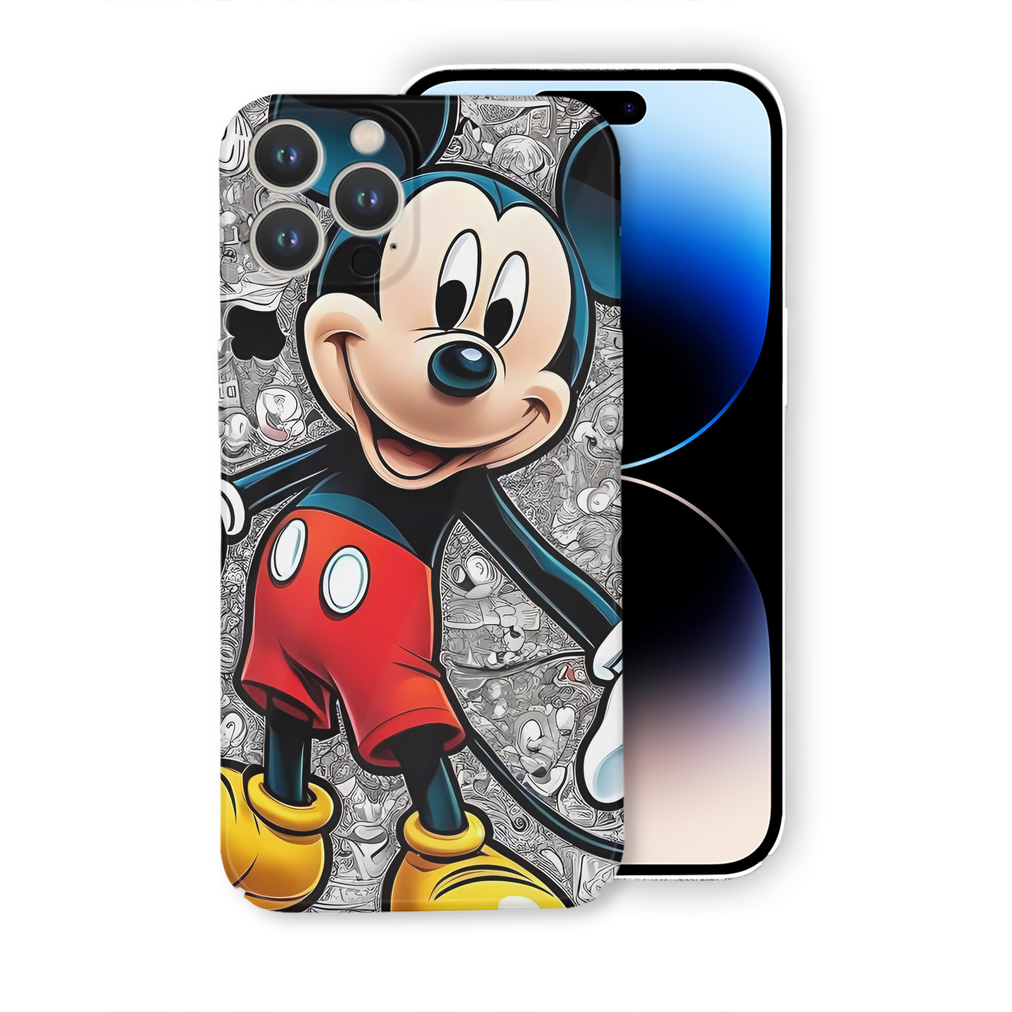 （画像用） ミッキーマウス Mickey Mouse 【iPhone 14シリーズ対応】ハードケース